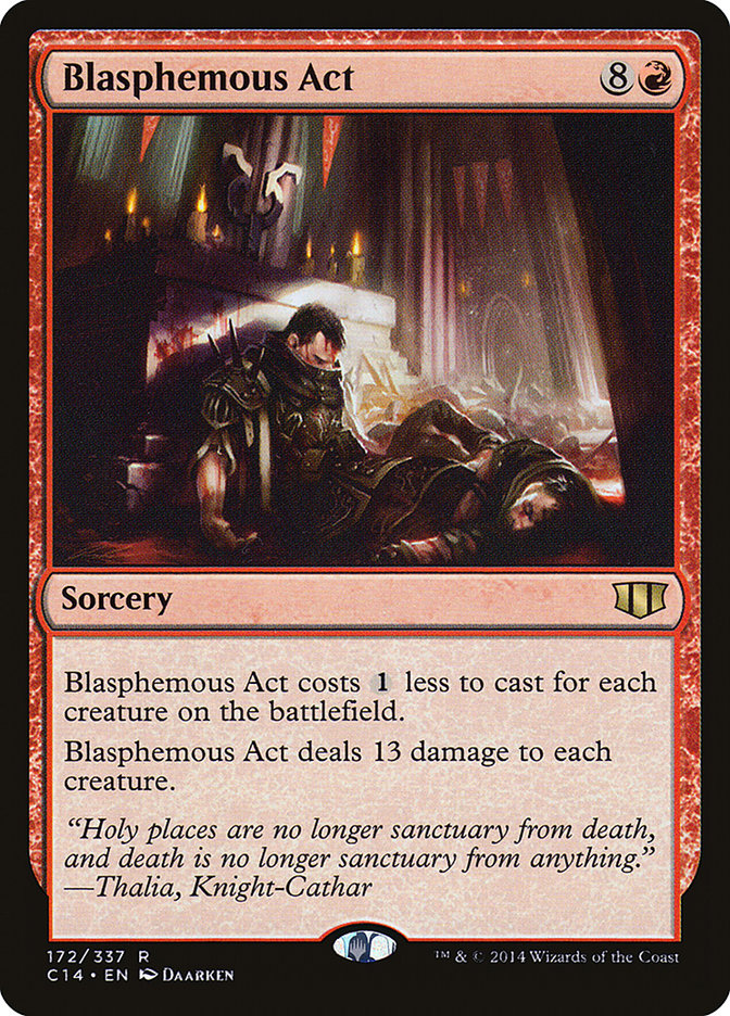Blasphemous Act [Commander 2014] | Silver Goblin