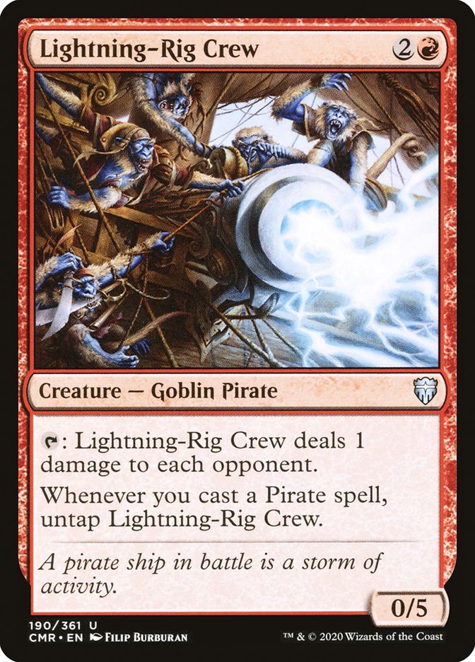 Lightning-Rig Crew [Commander Legends] | Silver Goblin