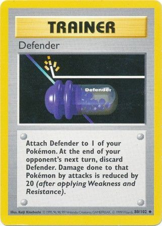 Defender (80/102) [Base Set Shadowless Unlimited] | Silver Goblin