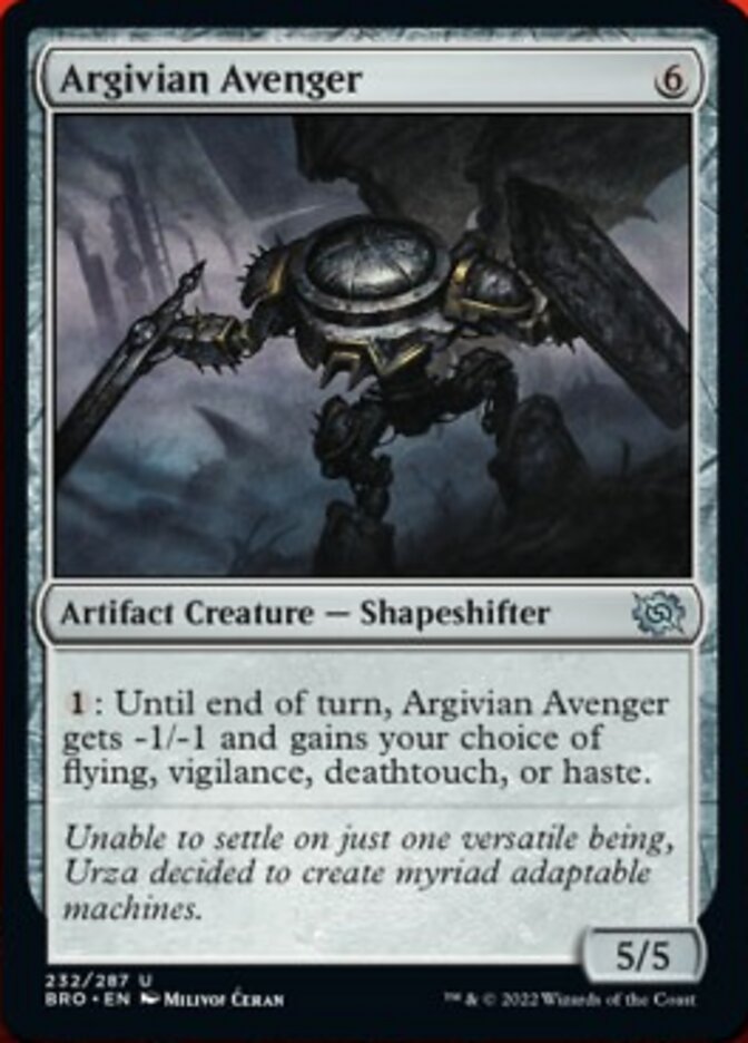 Argivian Avenger [The Brothers' War] | Silver Goblin