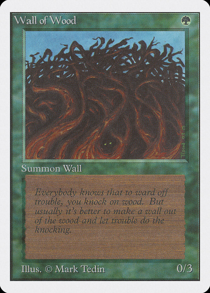 Wall of Wood [Unlimited Edition] | Silver Goblin
