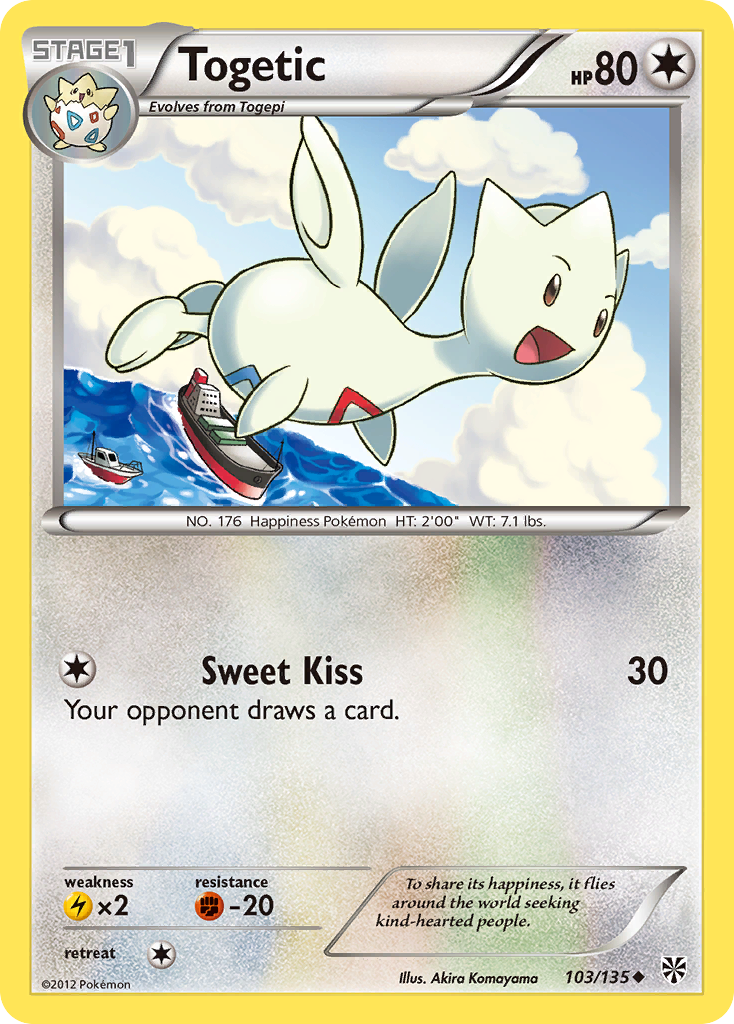 Togetic (103/135) [Black & White: Plasma Storm] | Silver Goblin