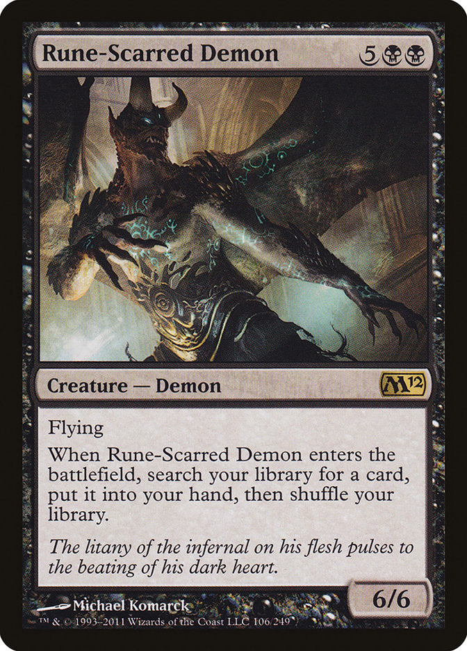 Rune-Scarred Demon [Magic 2012] | Silver Goblin