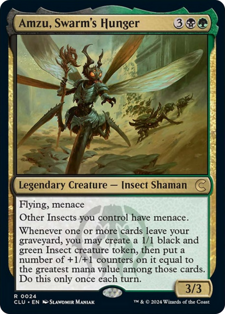 Amzu, Swarm's Hunger [Ravnica: Clue Edition] | Silver Goblin