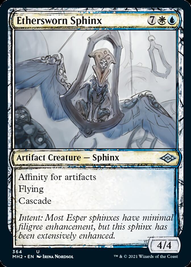 Ethersworn Sphinx (Sketch) [Modern Horizons 2] | Silver Goblin
