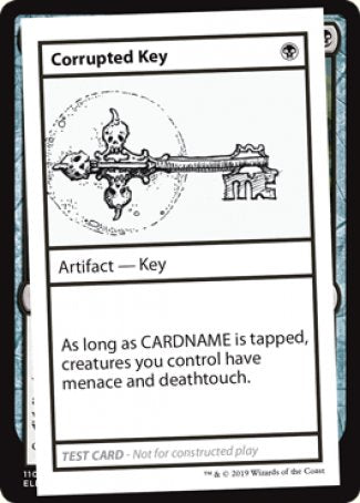 Corrupted Key (2021 Edition) [Mystery Booster Playtest Cards] | Silver Goblin