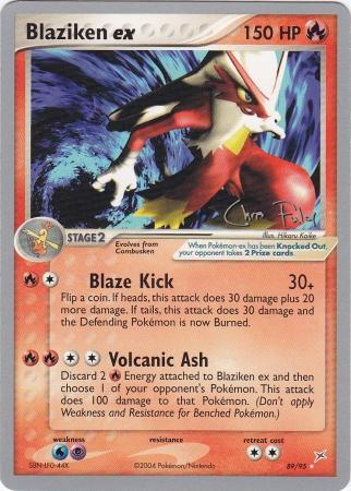 Blaziken ex (89/95) (Blaziken Tech - Chris Fulop) [World Championships 2004] | Silver Goblin