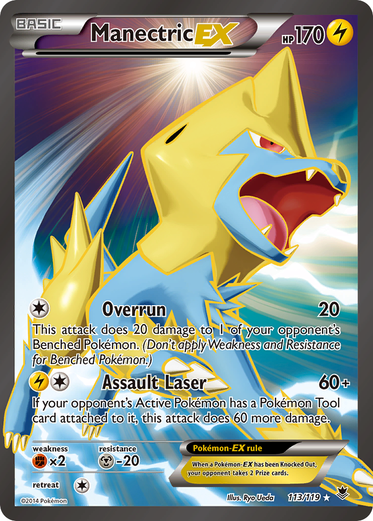 Manectric EX (113/119) [XY: Phantom Forces] | Silver Goblin