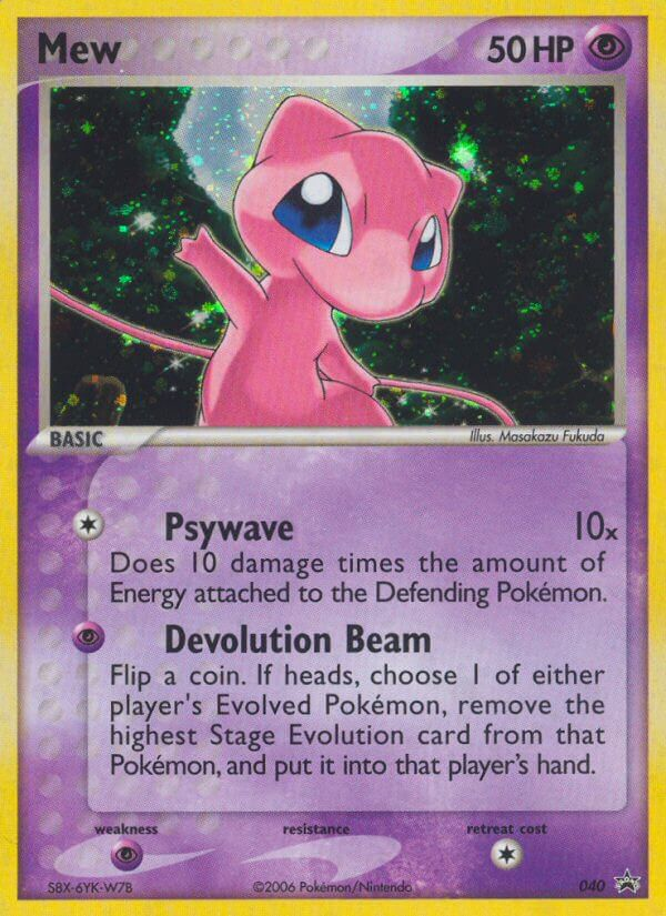 Mew (040) [Nintendo: Black Star Promos] | Silver Goblin