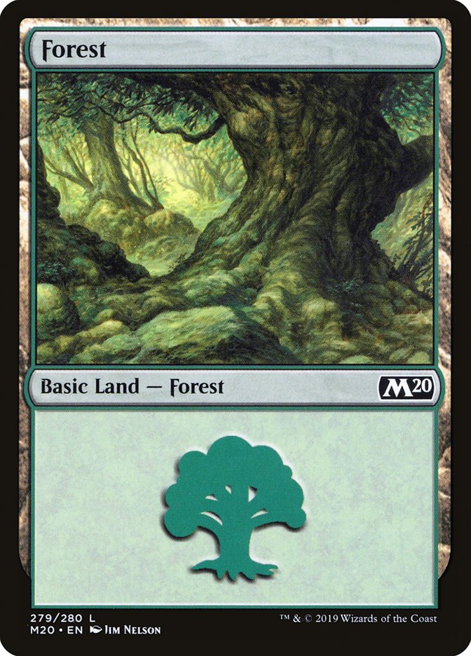 Forest (279) [Core Set 2020] | Silver Goblin