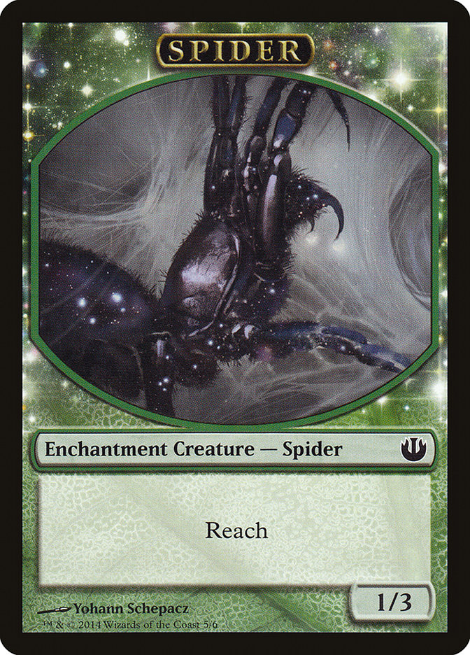 Spider Token [Journey into Nyx Tokens] | Silver Goblin