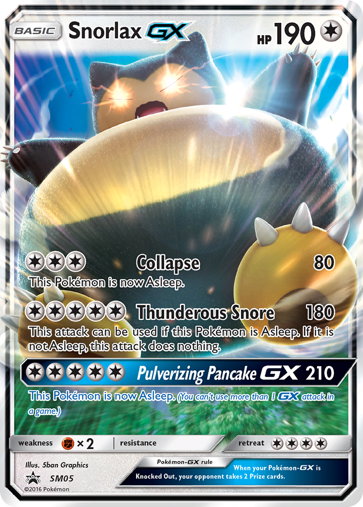 Snorlax GX (SM05) [Sun & Moon: Black Star Promos] | Silver Goblin