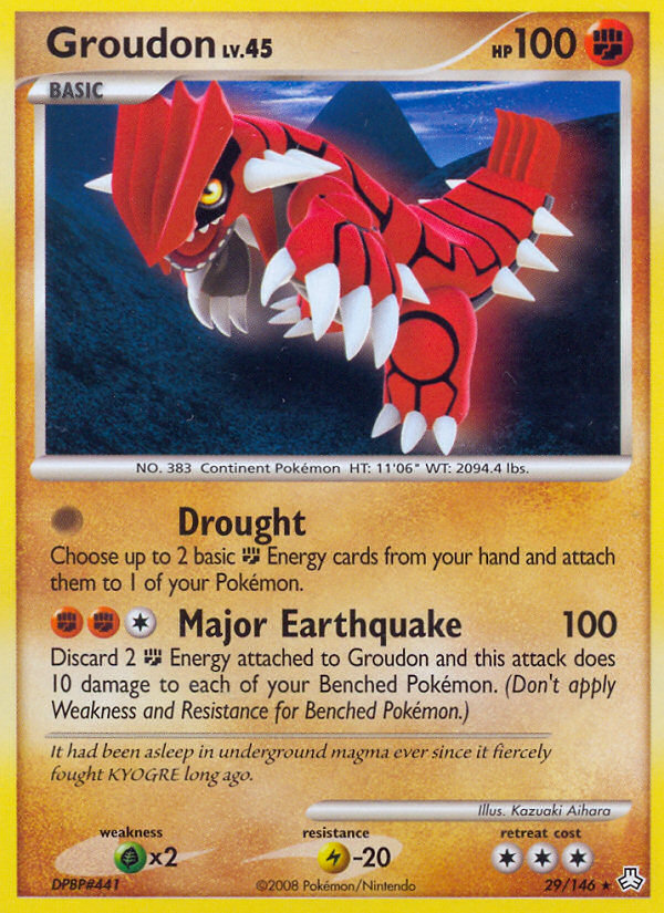 Groudon (29/146) [Diamond & Pearl: Legends Awakened] | Silver Goblin