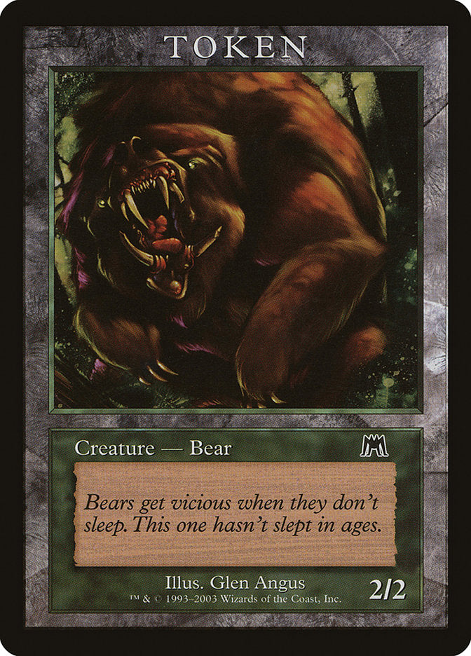 Bear Token [Magic Player Rewards 2003] | Silver Goblin