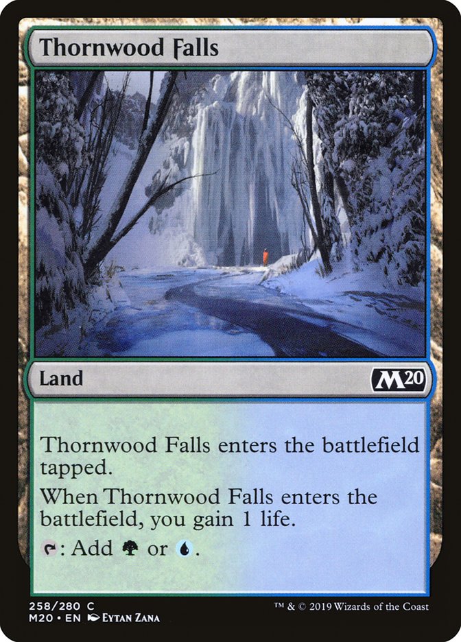 Thornwood Falls [Core Set 2020] | Silver Goblin