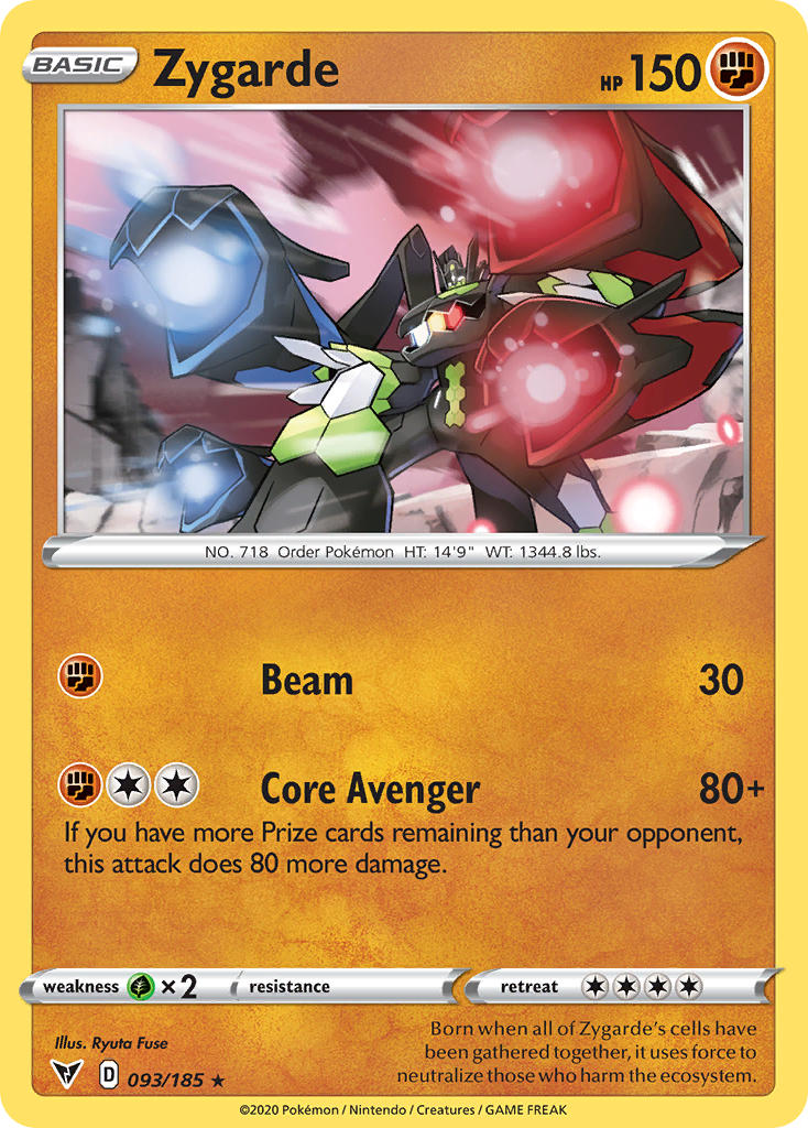 Zygarde (093/185) [Sword & Shield: Vivid Voltage] | Silver Goblin