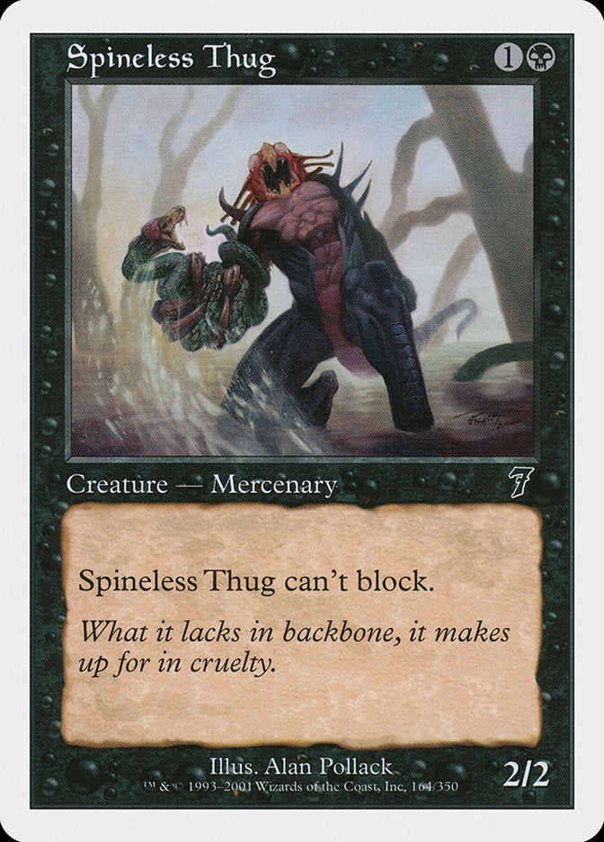 Spineless Thug [Seventh Edition] | Silver Goblin