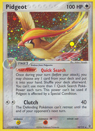 Pidgeot (10/112) [EX: FireRed & LeafGreen] | Silver Goblin