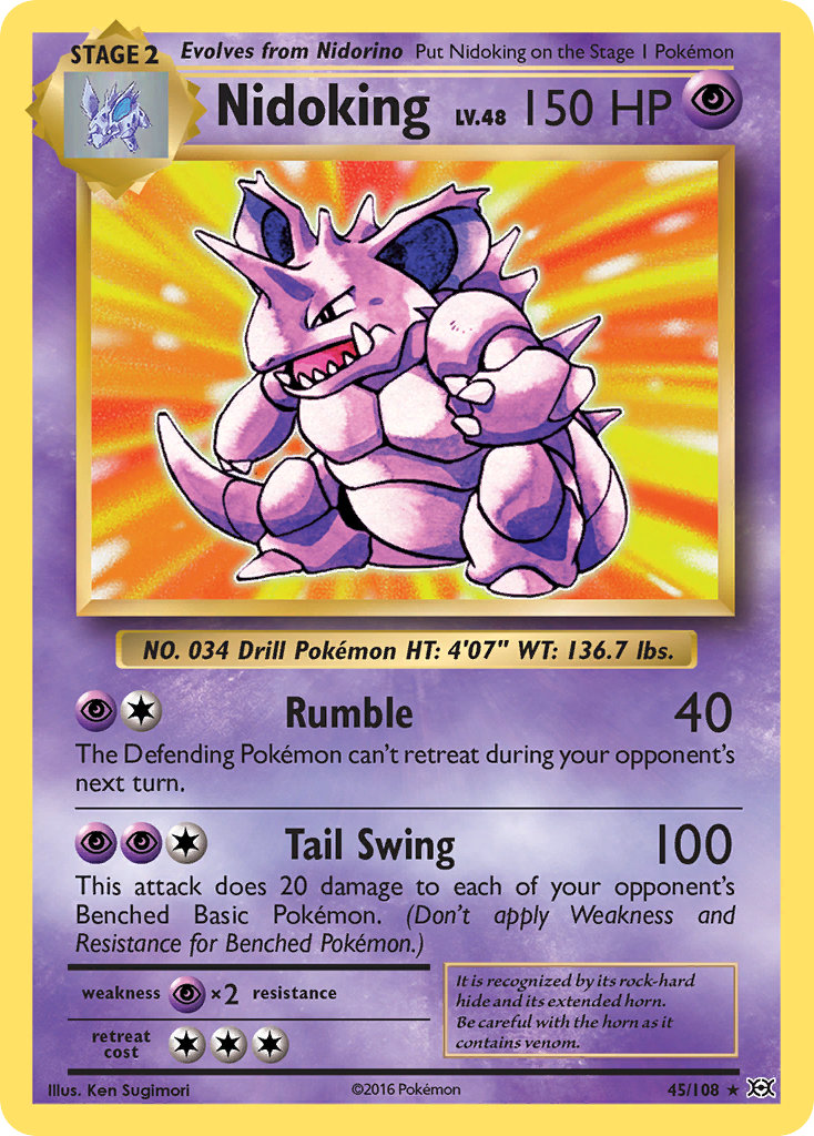 Nidoking (45/108) [XY: Evolutions] | Silver Goblin