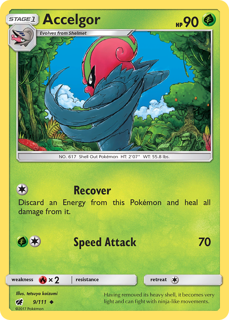 Accelgor (9/111) [Sun & Moon: Crimson Invasion] | Silver Goblin