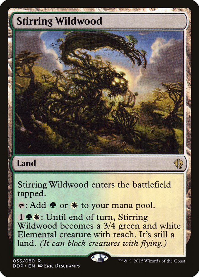 Stirring Wildwood [Duel Decks: Zendikar vs. Eldrazi] | Silver Goblin
