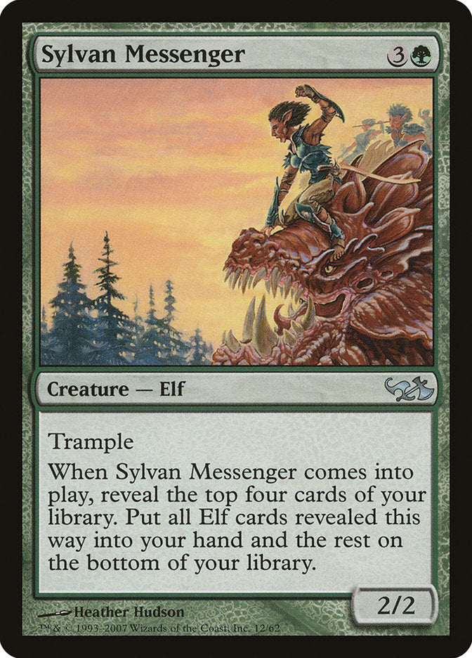 Sylvan Messenger [Duel Decks: Elves vs. Goblins] | Silver Goblin