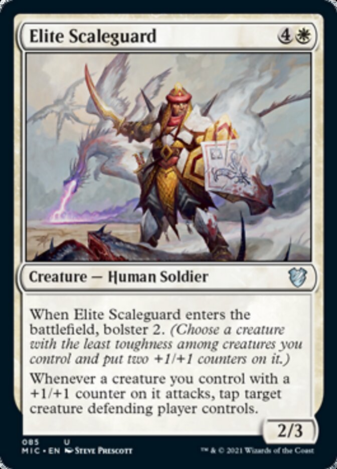 Elite Scaleguard [Innistrad: Midnight Hunt Commander] | Silver Goblin
