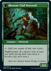 Weaver of Blossoms // Blossom-Clad Werewolf [Innistrad: Crimson Vow] | Silver Goblin