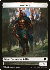 Angel // Soldier Double-Sided Token [Commander Legends Tokens] | Silver Goblin