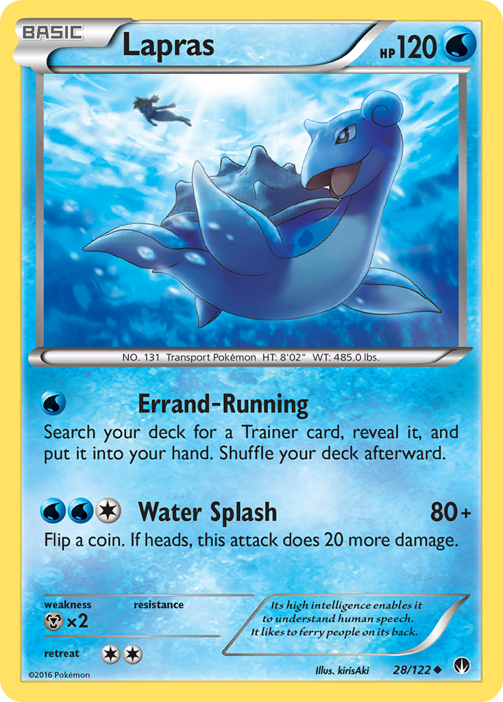 Lapras (28/122) [XY: BREAKpoint] | Silver Goblin