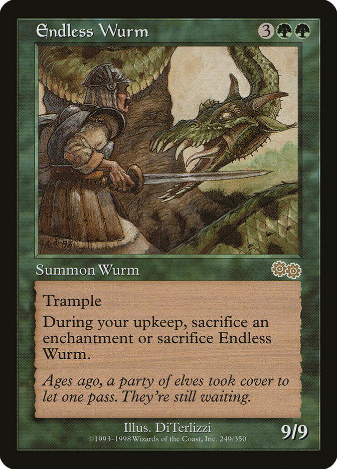 Endless Wurm [Urza's Saga] | Silver Goblin