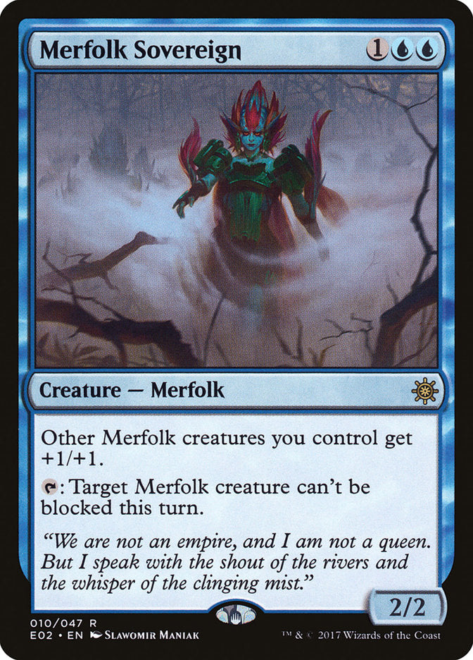 Merfolk Sovereign [Explorers of Ixalan] | Silver Goblin