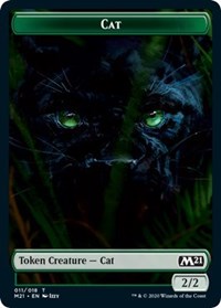 Cat (011) // Soldier Double-Sided Token [Core Set 2021 Tokens] | Silver Goblin