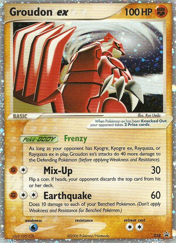 Groudon ex (038) [Nintendo: Black Star Promos] | Silver Goblin