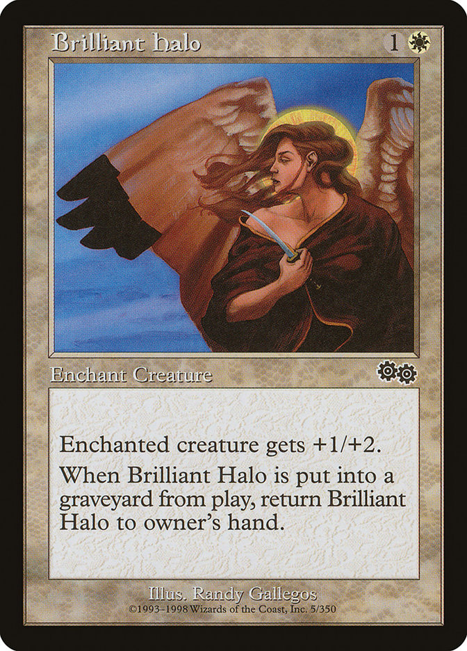 Brilliant Halo [Urza's Saga] | Silver Goblin