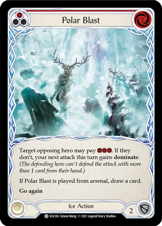 Polar Blast (Red) [ELE166] (Tales of Aria)  1st Edition Normal | Silver Goblin