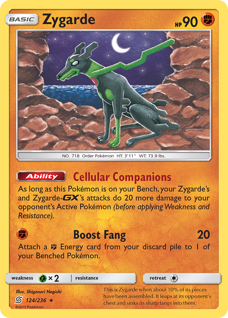 Zygarde (124/236) [Sun & Moon: Unified Minds] | Silver Goblin