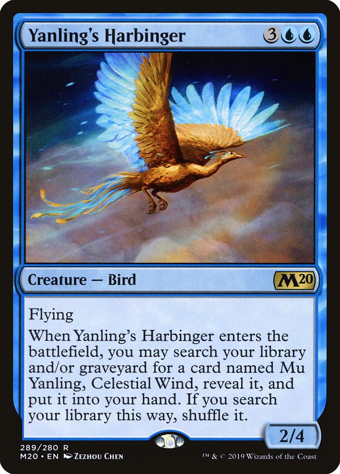 Yanling's Harbinger [Core Set 2020] | Silver Goblin