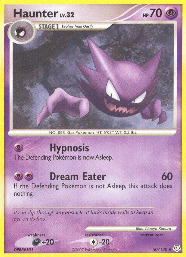 Haunter (50/130) [Diamond & Pearl: Base Set] | Silver Goblin