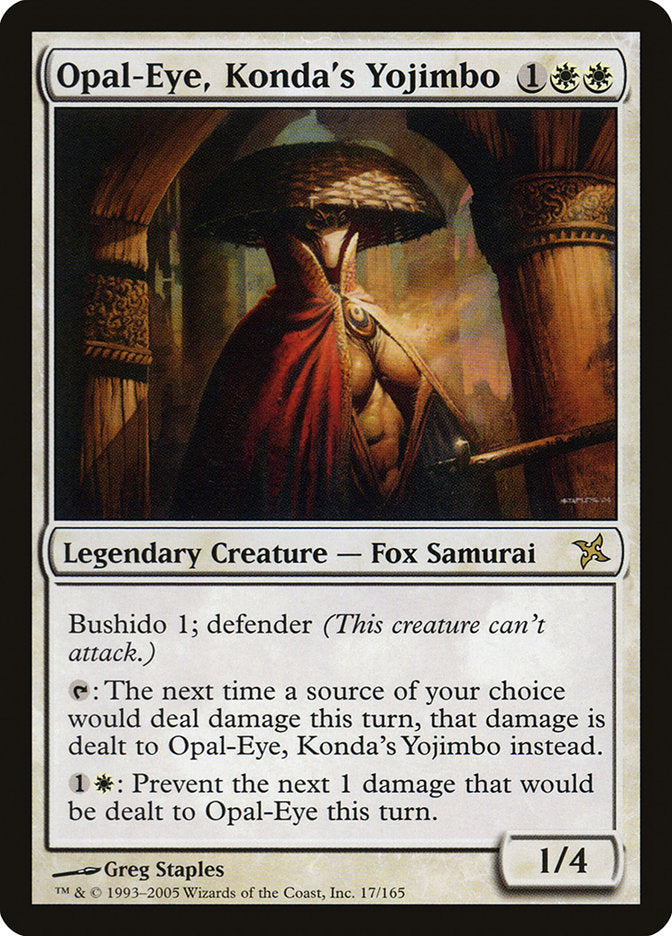 Opal-Eye, Konda's Yojimbo [Betrayers of Kamigawa] | Silver Goblin