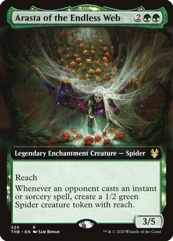 Arasta of the Endless Web (Extended Art) [Theros Beyond Death] | Silver Goblin