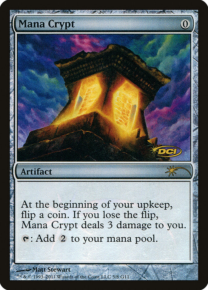 Mana Crypt [Judge Gift Cards 2011] | Silver Goblin