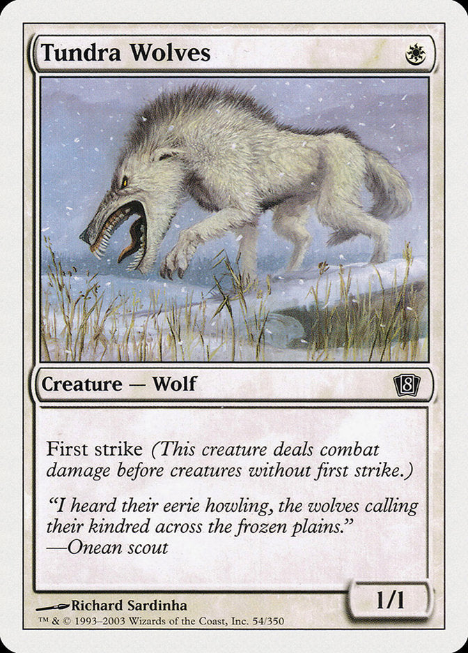 Tundra Wolves [Eighth Edition] | Silver Goblin