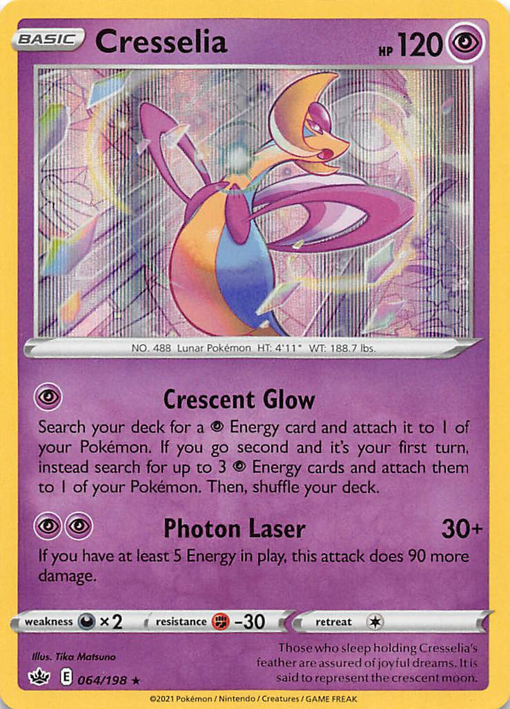 Cresselia (064/198) [Sword & Shield: Chilling Reign] | Silver Goblin