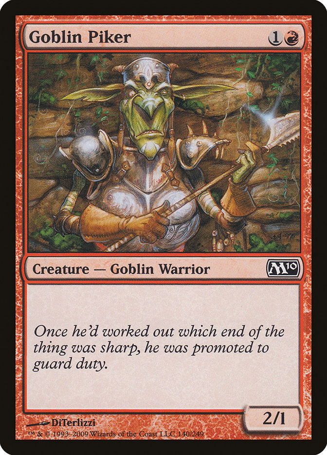 Goblin Piker [Magic 2010] | Silver Goblin