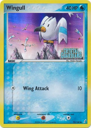 Wingull (70/100) (Stamped) [EX: Crystal Guardians] | Silver Goblin