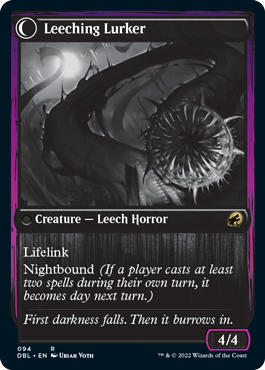 Curse of Leeches // Leeching Lurker [Innistrad: Double Feature] | Silver Goblin