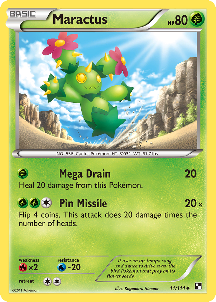 Maractus (11/114) [Black & White: Base Set] | Silver Goblin