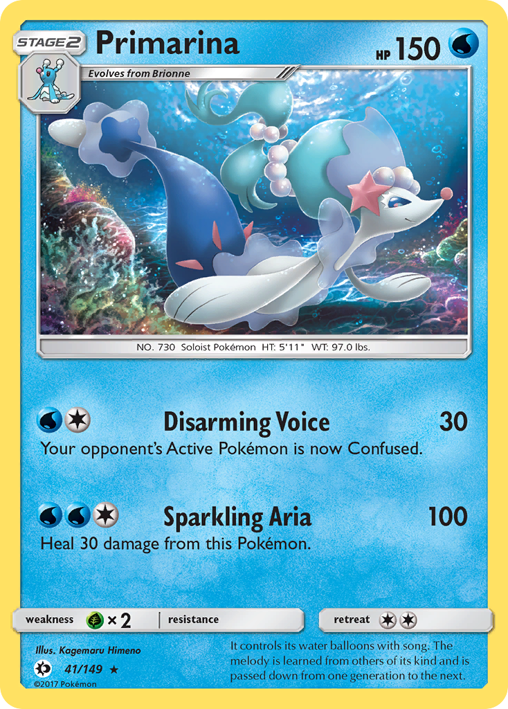 Primarina (41/149) [Sun & Moon: Base Set] | Silver Goblin