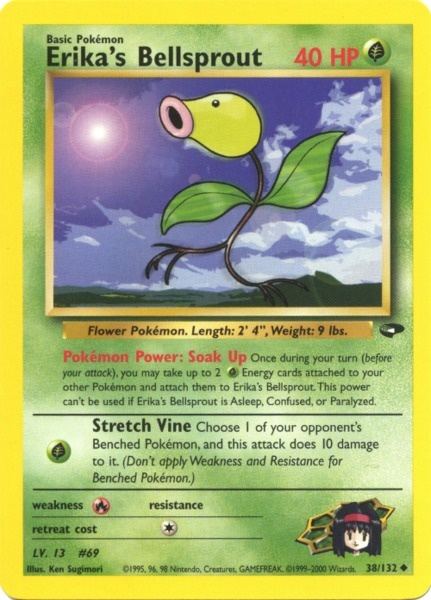 Erika's Bellsprout (38/132) [Gym Challenge Unlimited] | Silver Goblin